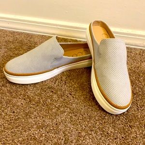 Light gray Ccocci slide sneakers. New without tag